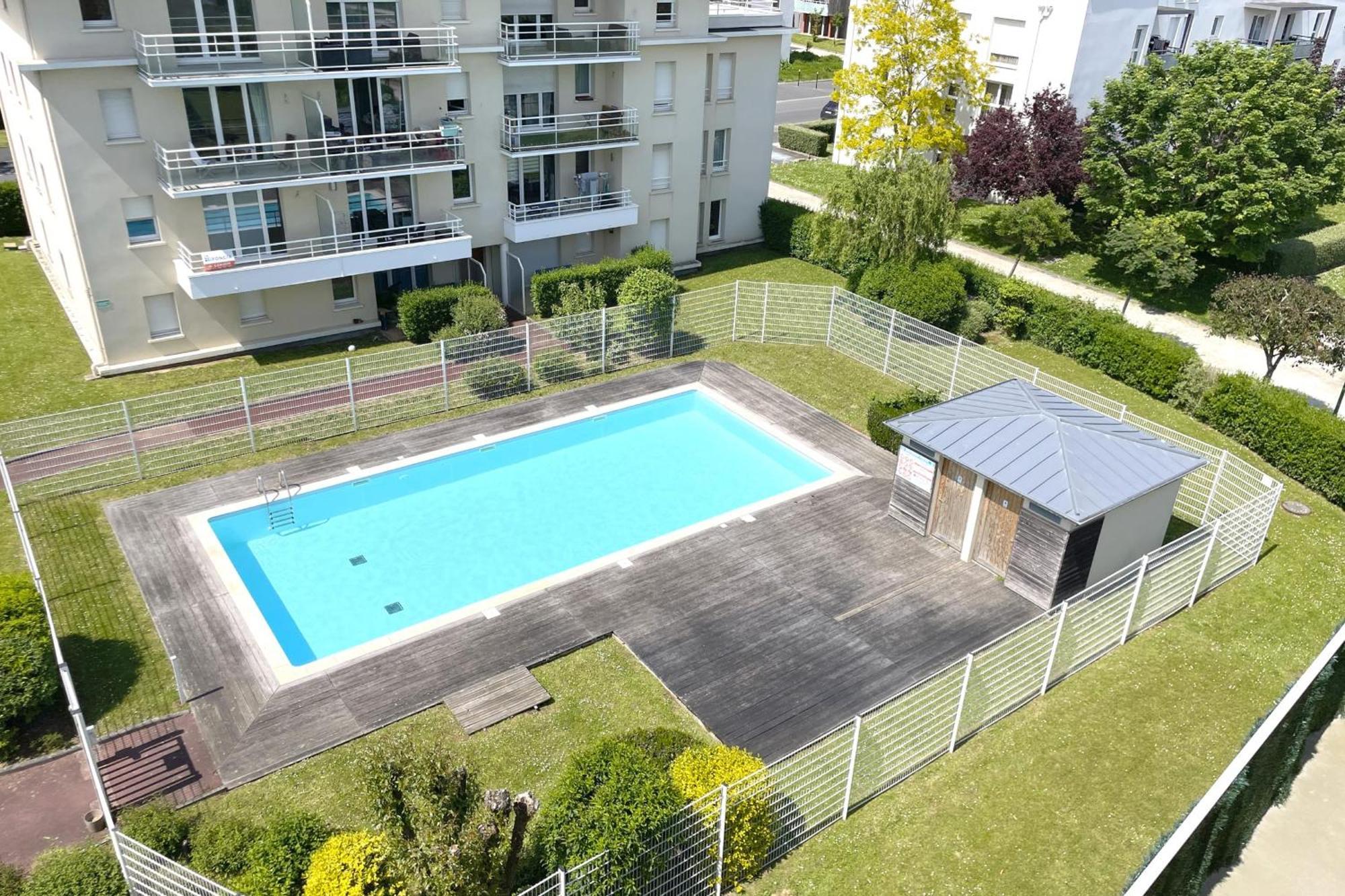 Le Rooftop - Terrasse - Parking - Piscine 캉 외부 사진